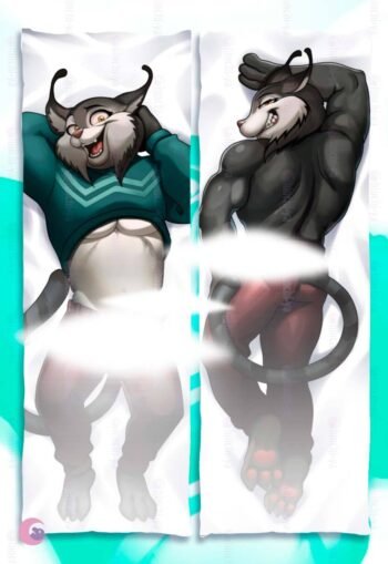 Alternative view of Pawbert Dakimakura Body pillow cover