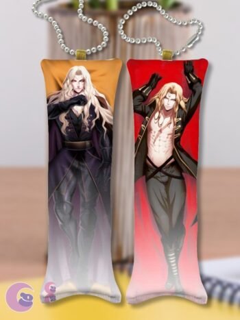Alucard Tepes v4 MINI Dakimakura KEYCHAIN