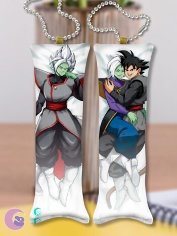 Black Goku / Zamas v2 MINI Dakimakura KEYCHAIN
