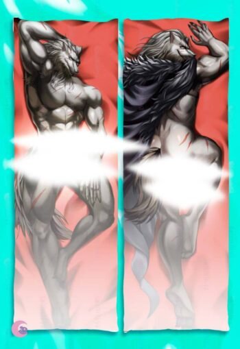 Alternative view of Blaidd Dakimakura Body pillow cover