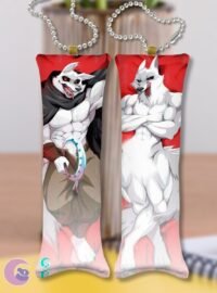 Death - The wolf MINI Dakimakura KEYCHAIN