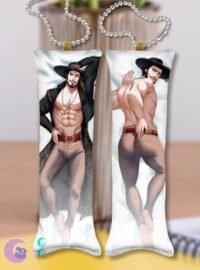 Dracule Mihawk MINI Dakimakura KEYCHAIN