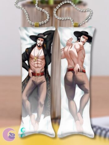 Dracule Mihawk MINI Dakimakura KEYCHAIN