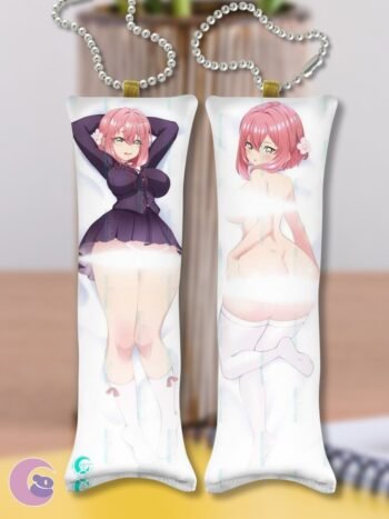 Hanazono Hakari MINI Dakimakura KEYCHAIN