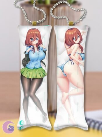 Miku Nakano v2 MINI Dakimakura KEYCHAIN