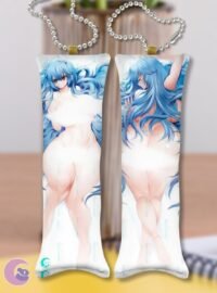 Rei Ayanami long hair v2 MINI Dakimakura KEYCHAIN