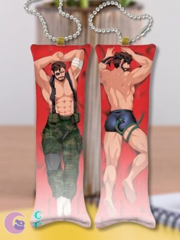Solid Snake MINI Dakimakura KEYCHAIN