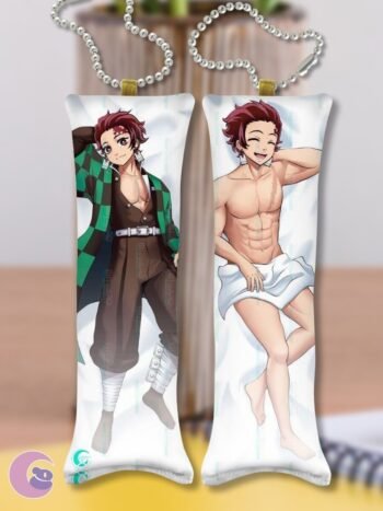 Tanjiro Kamado MINI Dakimakura KEYCHAIN