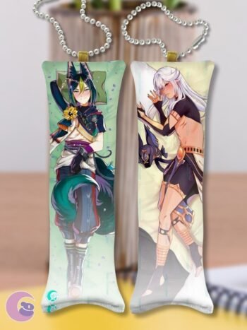 Tighnari & Cyno MINI Dakimakura KEYCHAIN