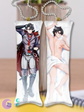 Wriothesley V1 MINI Dakimakura KEYCHAIN